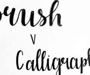 Is Brush Lettering The Same As Calligraphy