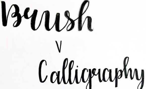 Is Brush Lettering The Same As Calligraphy