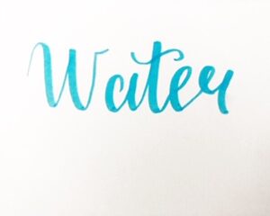 Water Techniques With Brush Pens