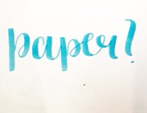 Is Watercolor Paper Good for Calligraphy?