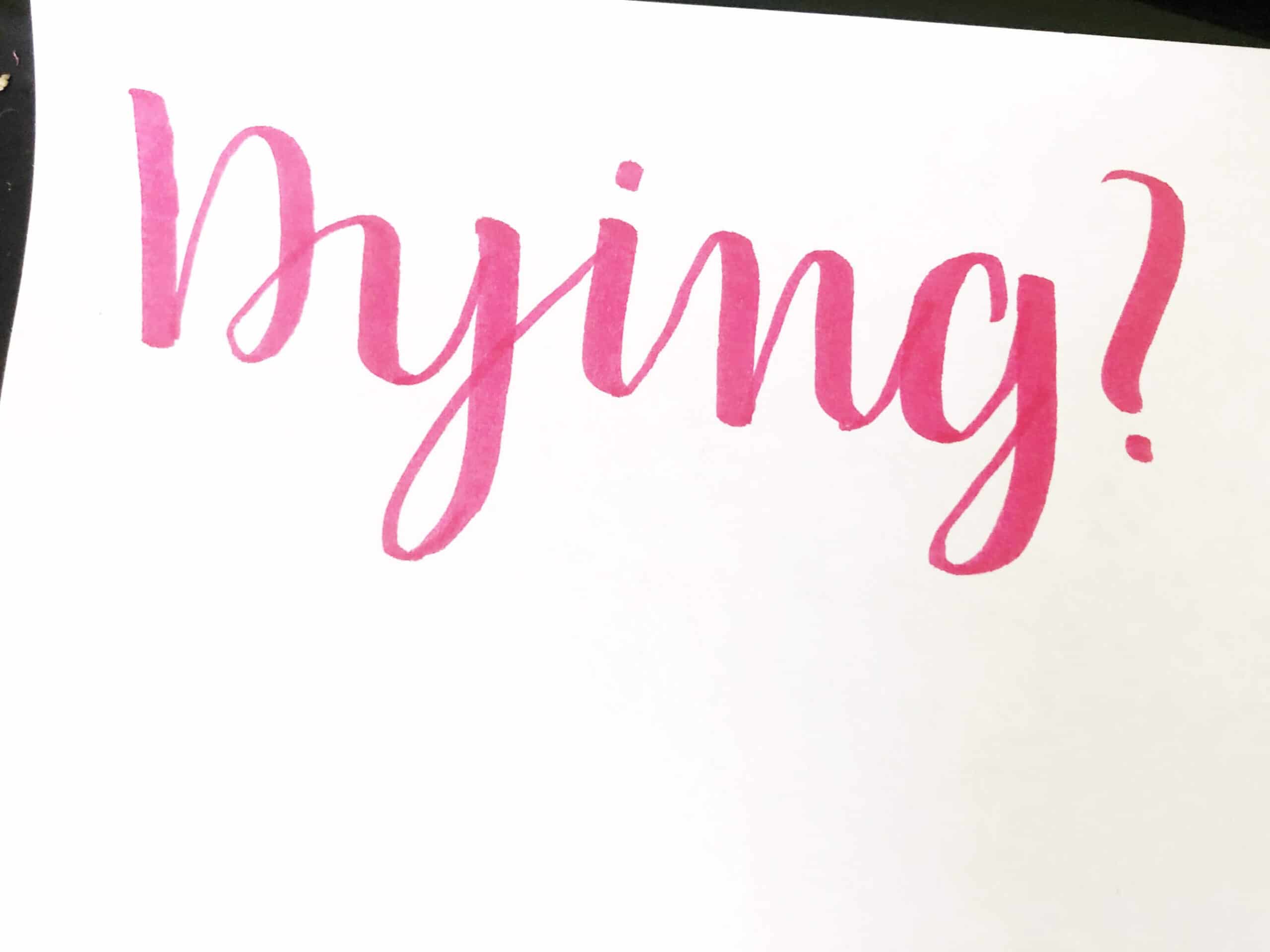 Is Calligraphy A Dying Art?