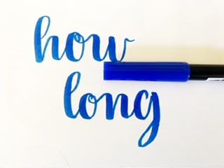 How Long Does It Take To Learn Hand Lettering