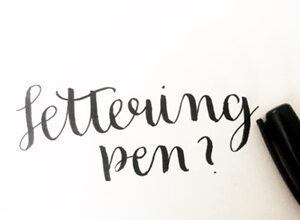 What Is A Lettering Pen Used For