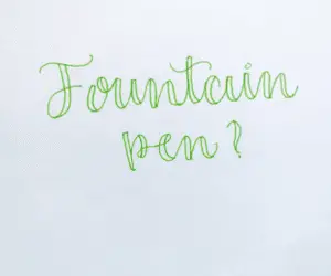 Can You Do Calligraphy With A Fountain Pen