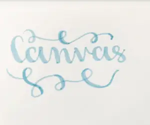 Can You Do Calligraphy on Canvas Tutorial