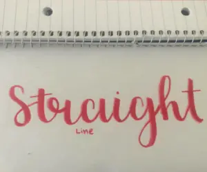 How Do Calligraphers Write In A Straight Line Tutorial For Beginners